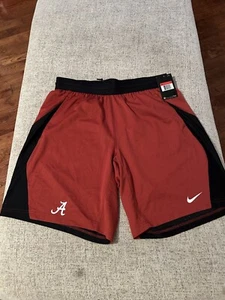 Nike Dri Fit Alabama Crimson Tide Men’s L Training Shorts 908377-613 NWT - Picture 1 of 6
