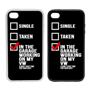 Printed Rubber Clip Phone Case For Samsung - In The Garage Working..VW - Picture 1 of 8