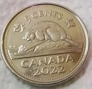Canadian 5 centavos 125 2022 - Imagen 1 de 4