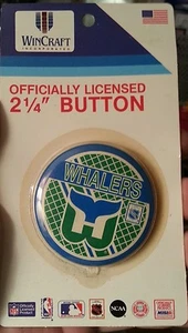 Vintage/Classic 1X WinCraft 2.25" button/pin WHALERS  - Picture 1 of 2