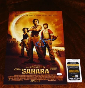 STEVE ZAHN "AL GIORDINO" SIGNED SAHARA 12X18 MOVIE POSTER JSA COA!! - Picture 1 of 1