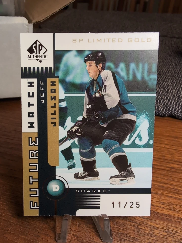 2001-02 SP Authentic Future Watch Gold Limited /25 Jeff Jillson #170 Rookie RC - Image 1 of 2