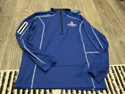 Columbia Texas Rangers 2023 World Series 1/4 Zip Pullover Shirt Men’s Medium - Image 1 of 4
