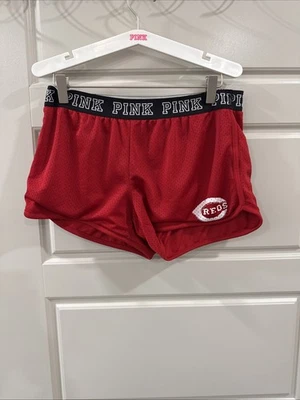 Shorts de malha vermelha Victoria Secret tamanho pequeno - Imagem 1 de 4