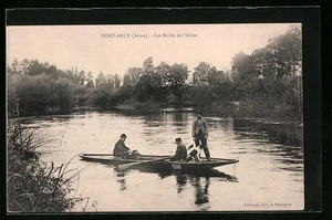 AK Pont-Arcy, Les Bords de l ́Aisne - Bild 1 von 2