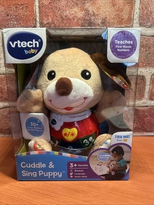 Vtech Baby Cuddle and Sing Puppy 30+ Songs Melodies Sounds Phrases 3+ Months - Image 1 of 2