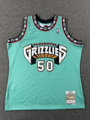 Vancouver Grizzlies Basketball Jersey Mens XL Teal Bryant Reeves Mitchell & Ness - Image 1 of 4