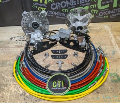 Kit de freno hidráulico delantero CTI PERNO ON AND GO 88-02 Yamaha Blaster YFS 200 Foto 1 de 4