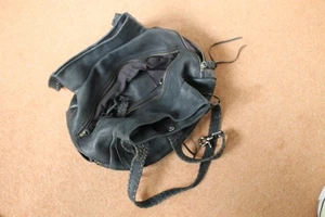all saints black leather bag - Picture 1 of 6
