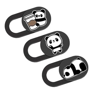 Laptop Kamera Abdeckung Folie, Panda Webcam Abdeckung, 0,02 Zoll Kaffee Panda - Schwarz - Bild 1 von 8