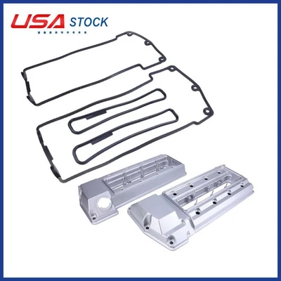 2x Repuesto de cubierta de válvula de aluminio para BMW 740i E38 1998 1999 2000-2001 V8 4,4 L Foto 1 de 4