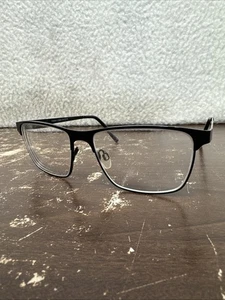 Outpost 4 Anteojos Unisex Metal Cuadrado Medio Borde 56-16-140 Negro SOLO MARCOS - Imagen 1 de 9