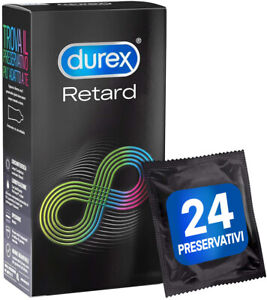 24 Durex Ritardanti Performa Retard Preservativi Profilattici in scatola
