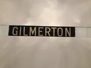 Edinburgh 291 Vintage Linen Destination Bus Blind 30” - Gilmerton - Picture 1 of 5