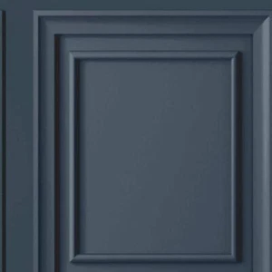 Laura Ashley Wallpaper Rolls 33"Lx20.5"W Redbrook Wood Panel Paper Dark Seaspray - Picture 1 of 4