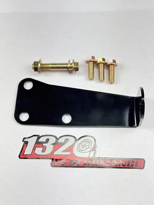 1320 D Series Low Profile Torque Mount Bracket kit OE D15 D16 EG EK Civic Black - Image 1 of 4