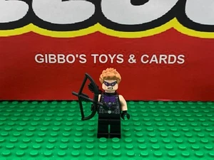 LEGO HAWKEYE purple outfit + bow minifigure MARVEL set 76143 sh626 sh0626 figure - Picture 1 of 3