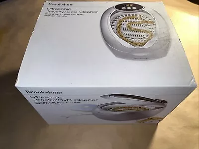 Brookstone Ultrasonic Jewelry / DVD and More Cleaner 606376 - Image 1 of 4