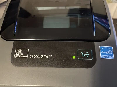 Zebra GX420T GK420T DT TTR Label Printer USB Serial Ethernet Tested PS Ex Cosmet - Image 1 of 4