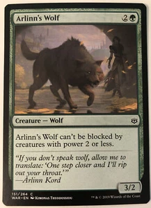MTG Arlinn's Wolf War of the Spark 151/264 Regular Common - Picture 1 of 1