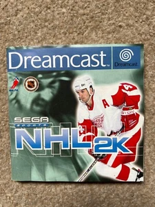 NHL 2K Dreamcast Manual ONLY Replacement Instruction Booklet - Picture 1 of 3