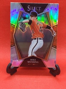 Mike Mussina - 2022 Select Premier Level Silver Prizm #189 - Baltimore Orioles