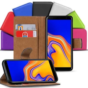 Housse de protection pour Samsung Galaxy A7 2018 sac pliant Book Flip Cover Case - Photo 1/23