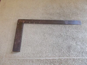 VINTAGE TRY SQUARE TOOL MASCHINIST SCHREINER GANZ STAHL ~ KEIN NAMEN ~ - Bild 1 von 10