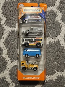 2018 Matchbox 5 Pack “MBX Service Crew” - Picture 1 of 5