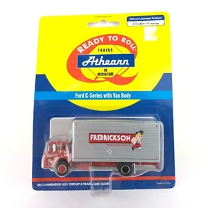 Athearn Ford C-Series Fredrickson Truck w/ Van Body 2757 HO Scale Train Licensed - Picture 1 of 6
