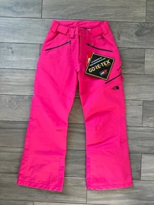 NORTH FACE GIRLS FRESH TRACKS PANT, GORE-TEX, PETTICOAT PINK, NWT, L (14/16) - Picture 1 of 4