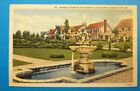 Kansas City, MO Missouri, Marble Fountain in Country Club Dis - old PC Postcard 