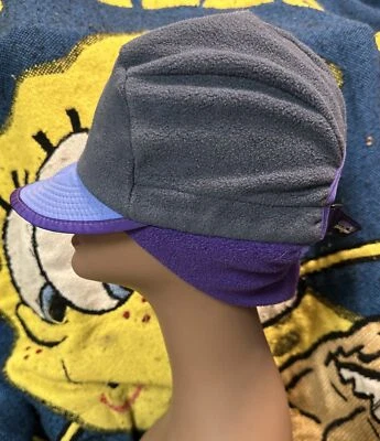 Vintage Patagonia Duck Bill Earflaps Fleece Hat Cap Style 28810 Sz L - Image 1 of 4