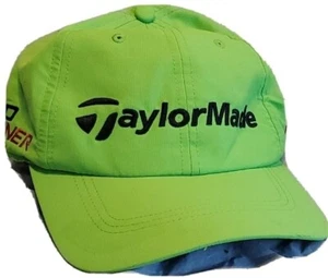 Taylormade R15 Aeroburner Neon Green Golf Hat Cap Lightweigt Logo - Picture 1 of 12