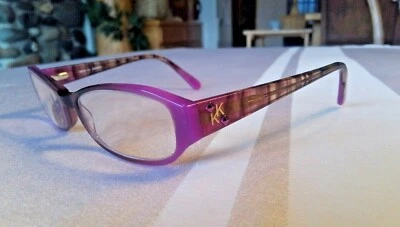 Karen Kane Saffron Eyeglasses RX Prescription Frame Raspberry - Image 1 of 4