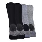 Timberland Men's 4-Pack Comfort Crew Socks, Black