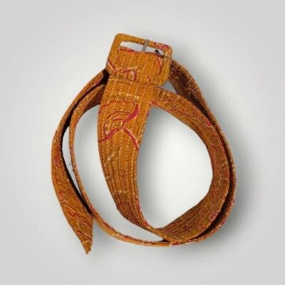 Free People Frisco Printed Belt Boho Cloth Y2k - Image 1 of 4