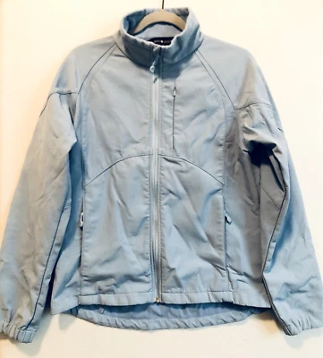 Chaqueta Diamante Negra Para Mujer M Azul Manga Larga Cremalleras Bolsillos Mezcla Poliéster Foto 1 de 4