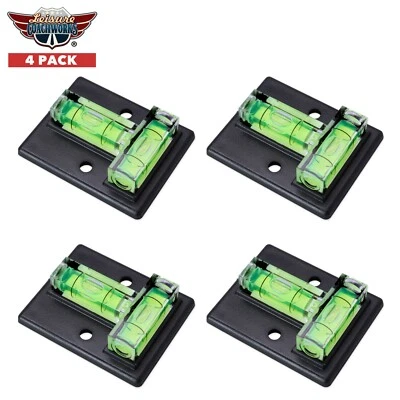 4 PACK NEW T Bubble Levels 2 Way Cross Check Easy To Read SQUARE LCW - Image 1 of 4