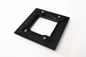 2x3 Graflex Graphic Speed or Crown Pacemaker to 4x5 (type C) lens board adapter - Foto 1 di 6