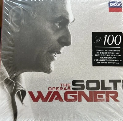 SOLTI / WAGNER – Solti Conducts The Wagner Operas - BOX SET - 36x CD - DECCA - Bild 1 von 2