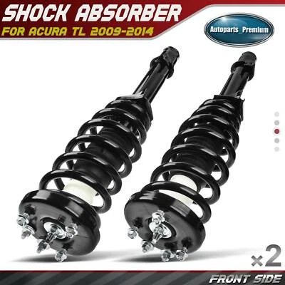 2x Suporte e Conjunto de Mola Bobina para Acura TL 2009-2014 Frente Esquerda e Direita FWD - Imagem 1 de 4