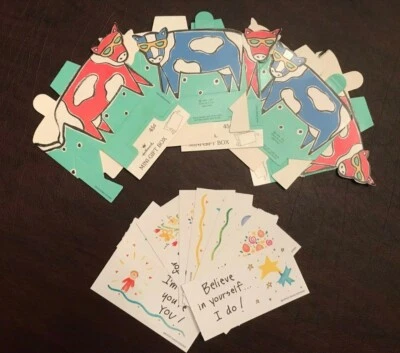 Vintge HALLMARK Mini-Gift Boxes & Kathy Davis Designs 1980's Encouragement Cards - Image 1 of 4