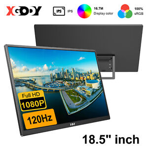 XGODY 18.5" Portable Monitor 1080P UHD Second Screen Extender for Laptop Switch