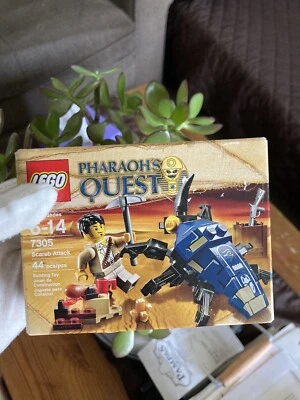 NEW SEALED Lego 7305 Pharoah’s Quest Scarab Beetle Attack Jake Raines Minifig  - Image 1 of 4