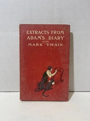 Mark Twain / Extracts From Adam's Diary 1st Edition 1904 Foto 1 de 4