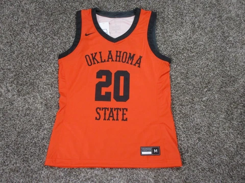 NEW Nike Oklahoma State Cowboys Basketball Jersey Womens Medium Orange NCAA M Cover