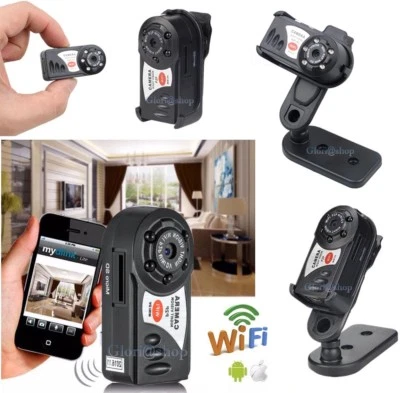 MINI TELECAMERA WIFI Q7 HD IP SPY MOTION DETECT MICRO CAMERA SISTEMA IOS ANDROID - Immagine 1 di 2