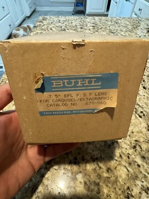 "Lente Buhl 7,5"" EFL F: 3,7 para carrusel ectagraphic Nº de catálogo: 670-060" Foto 1 de 4