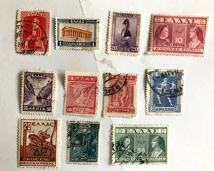 GRIECHENLAND BRIEFMARKEN: EIN SCHÖNES LOT ALTER BRIEFMARKEN - EINIGE FRÜH - Bild 1 von 13